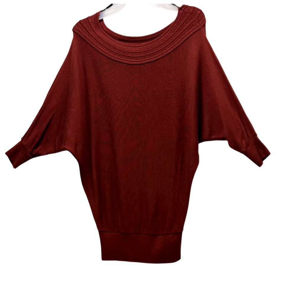 Women Brown Sweater Size M